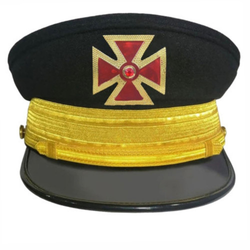 Knights Templar Fatigue Cap - Hand Embroidered | Trendwall